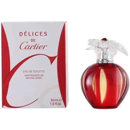 Cartier Delices de Eau de Toilette 50oz Unisexe Maison des fragrances Cartier Delices de Eau de Toilette 50oz Unisexe Maison des fragrances