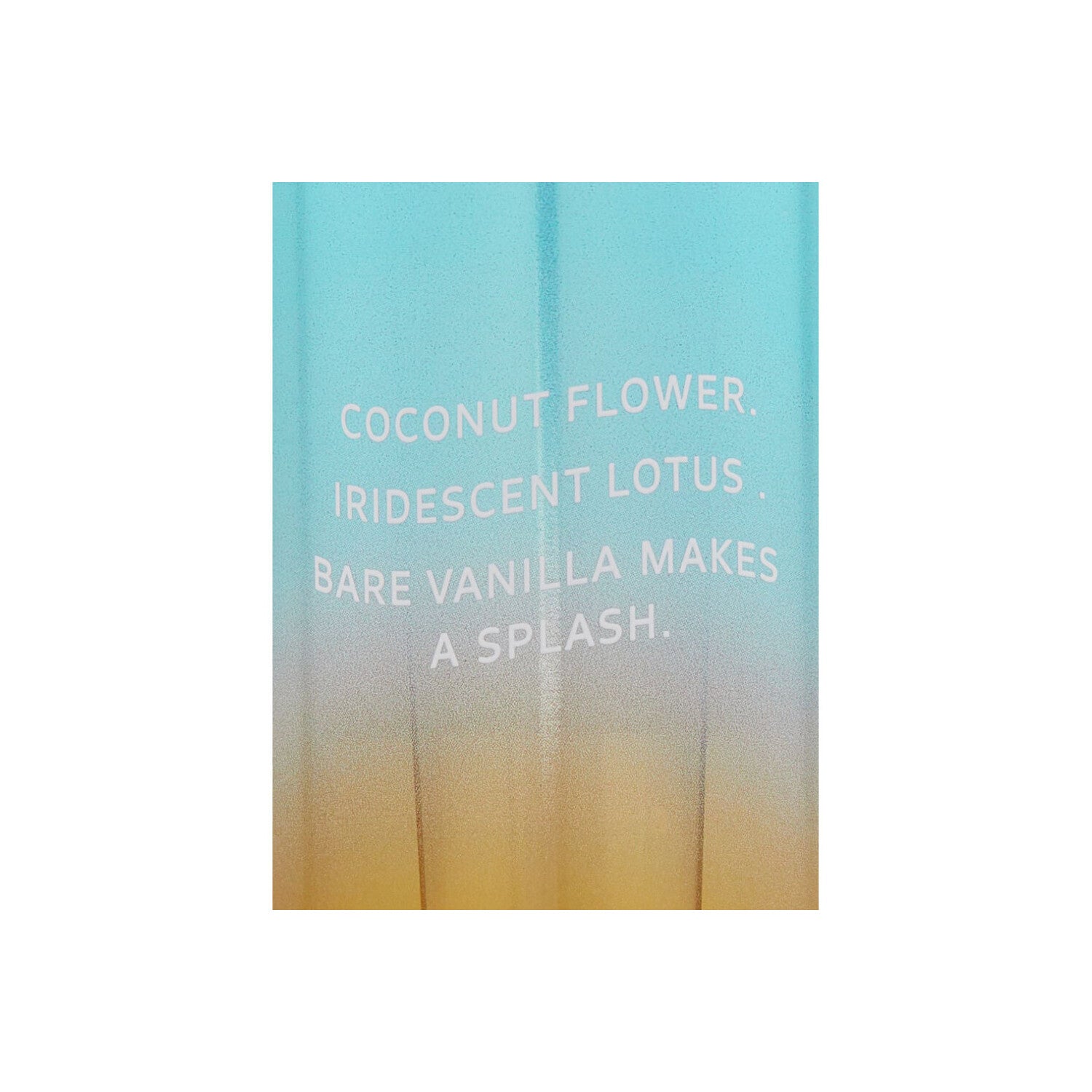 Brume parfumée Bare Vanilla Splash victoria's secret Doux, Vanille