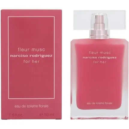 Narciso Rodriguez Fleur Musc Eau De Toilette Florale Spray 50ml/1.6oz, 1oz équivaut à 30ml Narciso Rodriguez