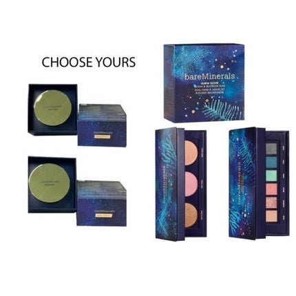 2023 Holiday bareMinerals Loose Foundation Eyeshadow Palette Cheek Duo - Maison des fragrances
