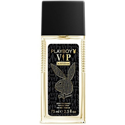 Play VIP Black Edition Natural Body Fragrance Spray 75ml Playboy