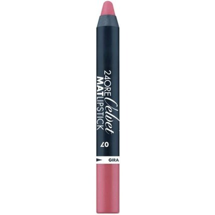 24 Hours Velvet Mat Pencil Lipstick N.07 Rose - Maison des fragrances