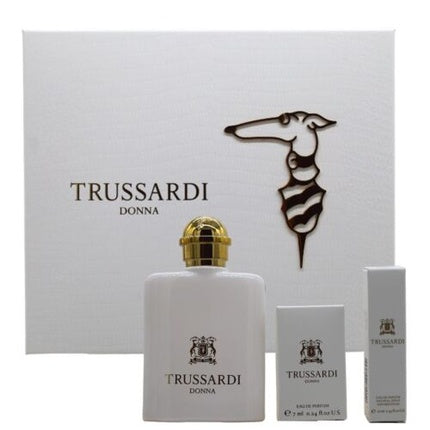 TRUSSARDI DONNA Women's Perfume Set 50ml + EDP 7ml + EDP 10ml Original Set Trussardi