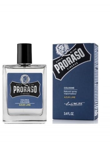 Proraso Azur Lime Cologne Mediterranean Citrus Fragrance 100 Ml