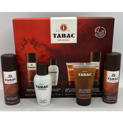 Tabac Quattro Set 50ml Deodorant Spray 50ml Aftershave 50ml Shower Gel 50ml Shaving Foam