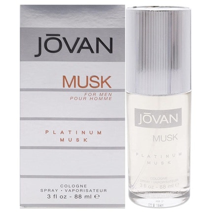 Jovan Musk Platinum Musk For Men Eau De Cologne Spray 88ml