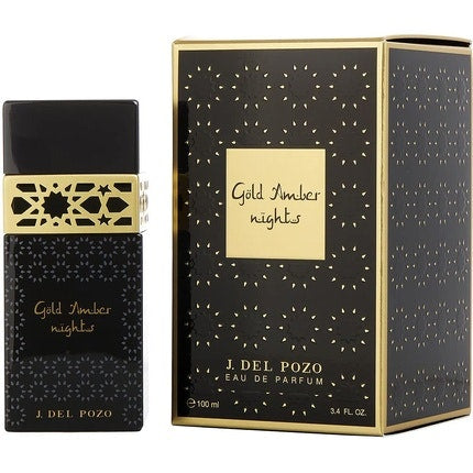 Jesus del Poz, 1oz équivaut à 30mlo Gold Amber Nights Eau de Parfum spray 3.4 oz, 1oz équivaut à 30ml Jesus Del Poz, 1oz équivaut à 30mlo Gold Amber