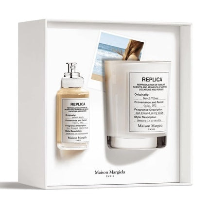 Maison Margiela 'REPLICA' Beach Walk Perfume & Candle Set Maison des fragrances