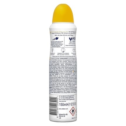Dove Go Fresh Deodorant Spray PassionFruit and Lemongrass Scent Antiperspiring 48 Hour Protection 150ml
