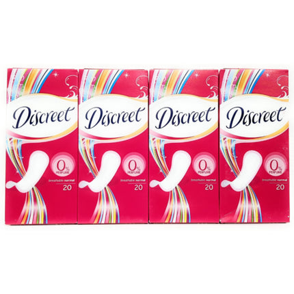 Discreet 0% Perfume Breathable Normal Panty Liners Maison des fragrances