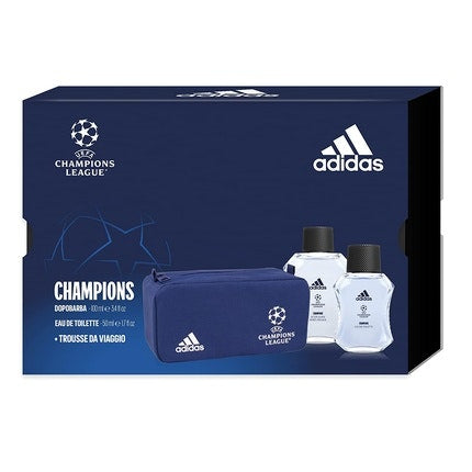 Parfum  Man adidas Champions League Eau De Toilette 50ml+Aftershave+Pochette Shoulder Bag adidas