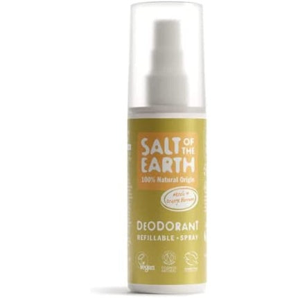 Salt of the Earth Refillable Natural Deodorant Spray Neroli and Orange Blossom 100ml Salt Of The Earth