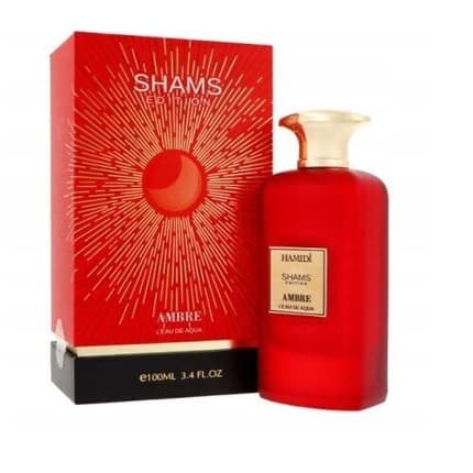 Hamidi Shams Ambre L'eau de Aqua Parfum - Unisex Eau de Parfum (EDP) Mixte 100ml