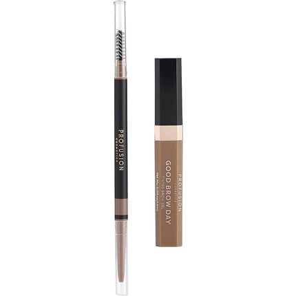 Profusion Cosmetics Good Brow Day 2-Piece Kit Soft Brown