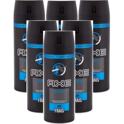 Axe Anarchy Body Spray 150ml - Pack of 6 Axe/Lynx