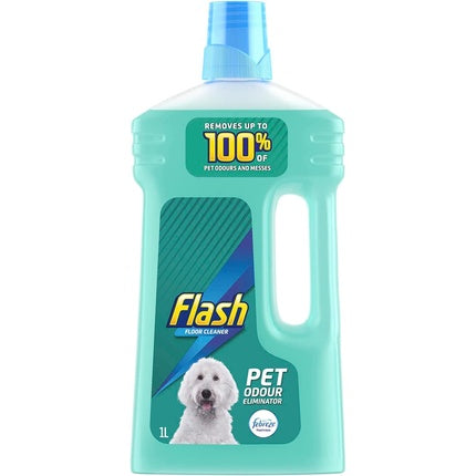 Flash For Pet Lovers Liquid Cleans Messes and Odours 1L Flash