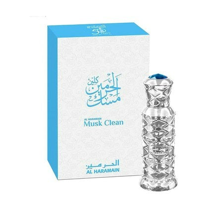 Al-Haramain Musk Clean Parfum  Oil Eau de parfum  Unisex 0.4 Fl oz, 1oz équivaut à 30ml Al-Haramain