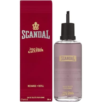 Jean Paul Gaultier Scandal Refill Eau de Toilette (EDT) Homme 200ml