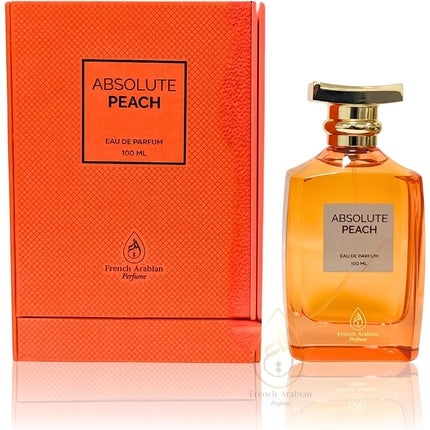 Absolute Peach Perfume 100ml EDP Unisex Fragrance with Bitter Peach Scent Long Lasting Perfect for Peach Lovers Warm Weather French Arabian Perfumes