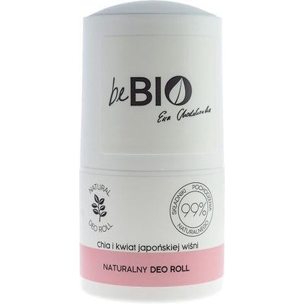 Natural Deodorant Roll-On Chia And Cherry Blossom 50ml Bebio Ewa Chodakowska