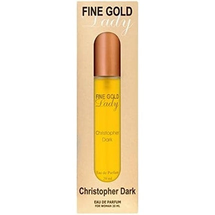 Christopher Dark Fine Gold Lady Eau De Parfum Natural Spray pour femme  20ml Chd Christopher Dark