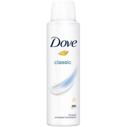 Dove Antiperspirant Deodorant Classic 0% Alcohol Déodorant (Déo) Femme 150ml