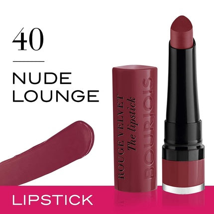 Bourjois Paris Rouge Velvet Lipstick 2.4g 40 Nude Lounge