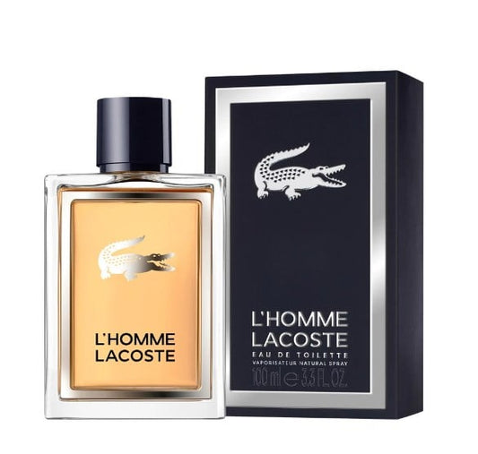 Lacoste L'Homme Eau De Toilette Spray 100ml A Refreshing Fragrance For Men