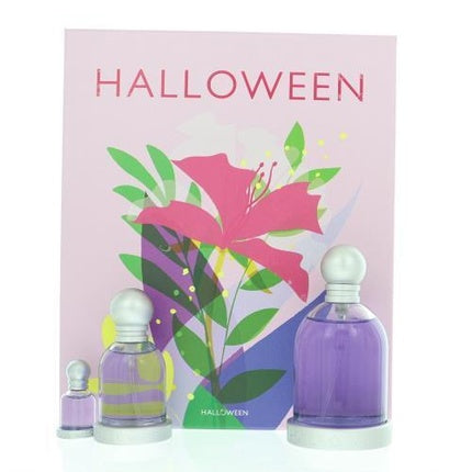 Halloween by Jesus Del Pozo 3 Piece Gift Set 3.4 oz Eau de Toilette Spray New Halloween By Jesus Del Pozo