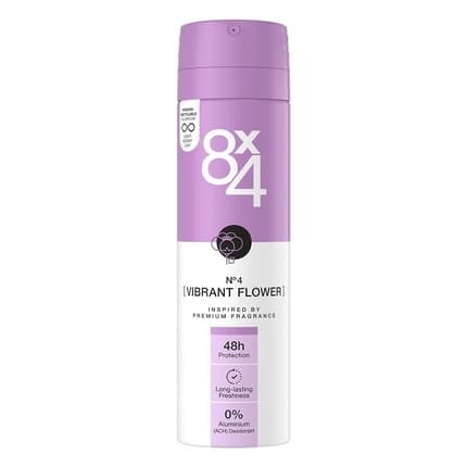 8x4 N°4 Vibrant Flower Deodorant 150oz Unisexe