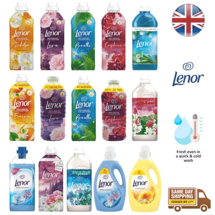 Lenor Fabric Conditioner Freshener Liquid Long Lasting Fragrance Lenor