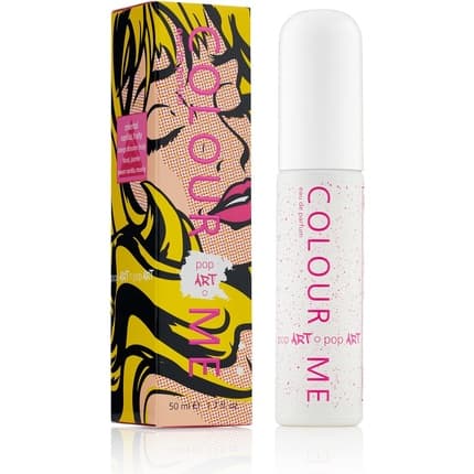 Colour Me Pop Art Fragrance Natural Fresh Floral Eau de Parfum (EDP) Femme 50ml