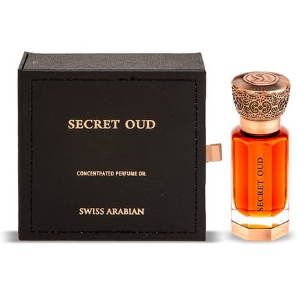 Swiss Arabian Secret Oud par Swiss Arabian for Unisex Parfum Oil Rollerball Mini Eau de Parfum (EDP) Mixte 12ml