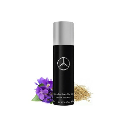 Mercedes-Benz For Men Original Elegant Fragrance Formula Lightweight Aromatic Men’s Body Spray 6.7 fl Oz Mercedes-Benz