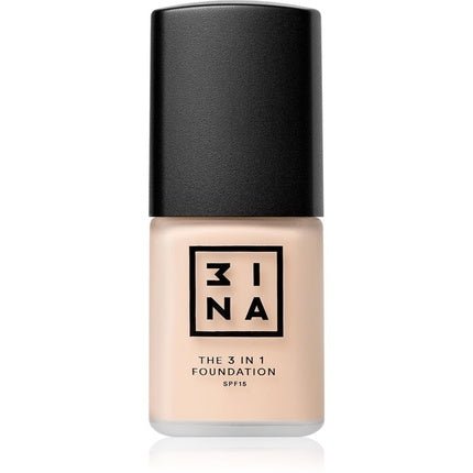 3INA 3 in 1 Foundation fondotinta lunga tenuta SPF 15 colore 224 30 ml - Maison des fragrances