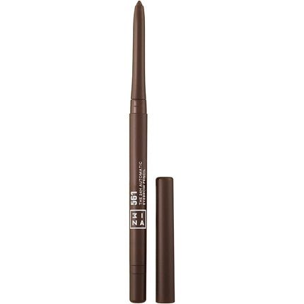 3INA MAKEUP The 24h Automatic Eyebrow Pencil 561 Warm Brown with Built - In Sharpener - Maison des fragrances