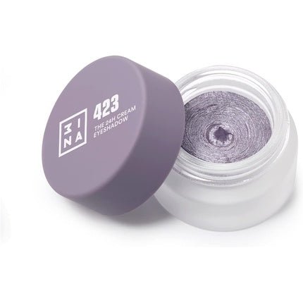 3INA MAKEUP The 24H Cream Eyeshadow 423 Lilac Eyeshadow Waterproof Fast Drying Matte Shimmer & Glitter Eyeshadow - Maison des fragrances