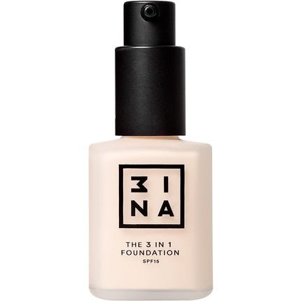 3INA Makeup The 3 in 1 Foundation 208 Ivory SPF15 Matte Finish 30ml - Maison des fragrances