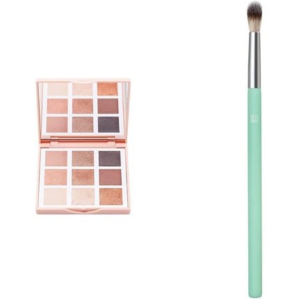 3INA MAKEUP The Bloom Eyeshadow Palette and The Blender Brush - Matte & Shimmer Nude Natural Shadow - Eye Look Makeup Set - Maison des fragrances
