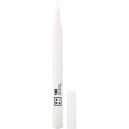 3INA MAKEUP The Color Pen Eyeliner 100 White Liquid Eyeliner 10h Longwear Smudge - proof Formula for Sensitive Eyes Ultra Precise Felt Tip Matte Liner Bold Pigmentation Vegan Cruelty Free - Maison des fragrances