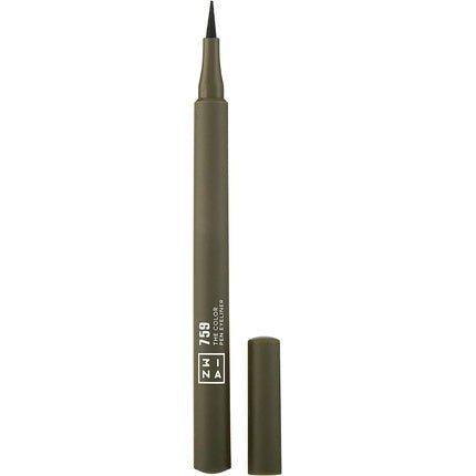 3INA MAKEUP The Color Pen Eyeliner 759 Olive Green Liquid Eyeliner 10h Longwear Smudge - proof for Sensitive Eyes Ultra Precise Felt Tip Matte Liner Bold Pigmentation Vegan Cruelty Free - Maison des fragrances