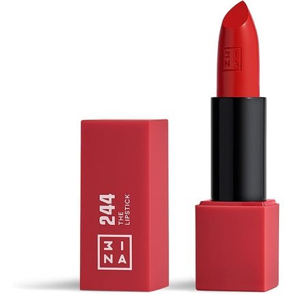 3INA MAKEUP The Lipstick 244 Red with Vitamin E and Shea Butter Long Lasting Matte Finish - Maison des fragrances