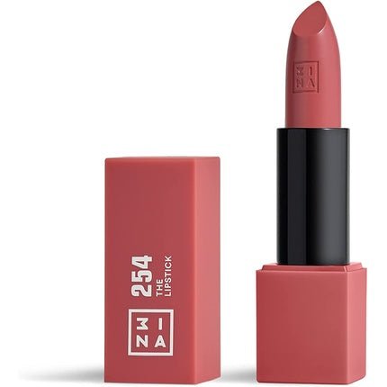 3INA MAKEUP The Lipstick 254 Dark Pink Nude with Vitamin E and Shea Butter - Vegan and Cruelty Free - Maison des fragrances