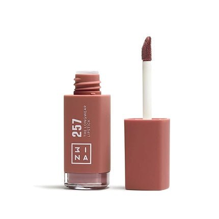 3INA MAKEUP The Longwear Lipstick 257 Dark Pink Matte Lipstick with Hyaluronic Acid - Long Lasting Highly Pigmented Liquid Lipstick - Vegan - Cruelty Free - Maison des fragrances