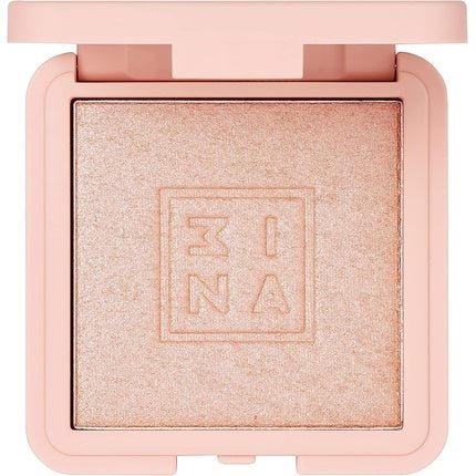 3INA Makeup Vegan Cruelty Free Highlighter 200 Light Natural Silky Texture Shimmering Blendable Radiant Glow 6ml Rose Gold - Maison des fragrances