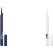 3INA MAKEUP Vegan Cruelty Free Liquid Eyeliner Set Blue and White Matte Longwearing Smudge Proof Formula - Maison des fragrances