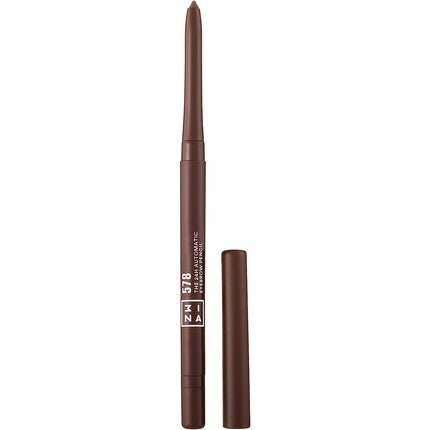 3INA MAKEUP Vegan Cruelty Free The 24h Automatic Eyebrow Pencil 578 Chocolate 24H Longwearing Waterproof Formula with Built - In Sharpener Fuller Looking Brows Precise Tip - Maison des fragrances