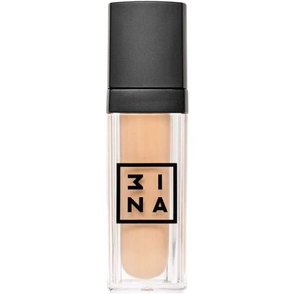3INA Makeup Vegan Cruelty Free The Concealer 104 Dark Beige Medium to High Coverage Long Lasting Liquid Concealer Formula Natural Finish - Wand Applicator - Maison des fragrances