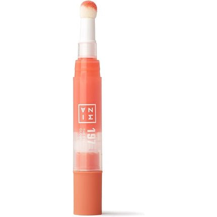 3INA MAKEUP Vegan Cruelty Free The Eye Gloss 197 Peach Wet Effect Luminous Gloss Cushion Applicator Superlight Texture - Maison des fragrances