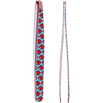 3INA Makeup Vegan Cruelty Free The Pixel Tweezers Multicolor Stainless Steel Tip - Maison des fragrances